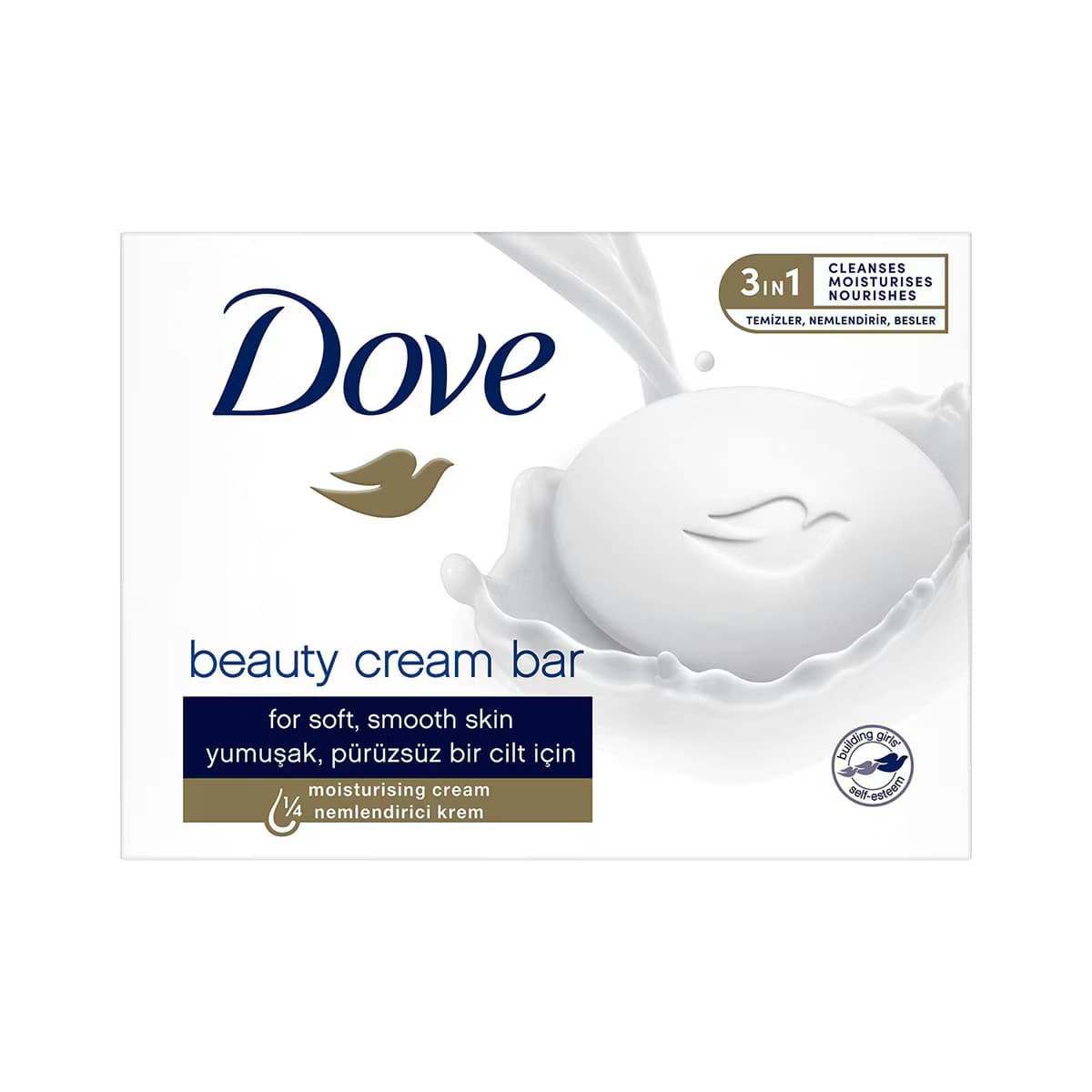 Dove Beauty Cream Bar Original Yumuşak Pürüzsüz Bir Cilt İçin Nemlendirici Krem 90 g