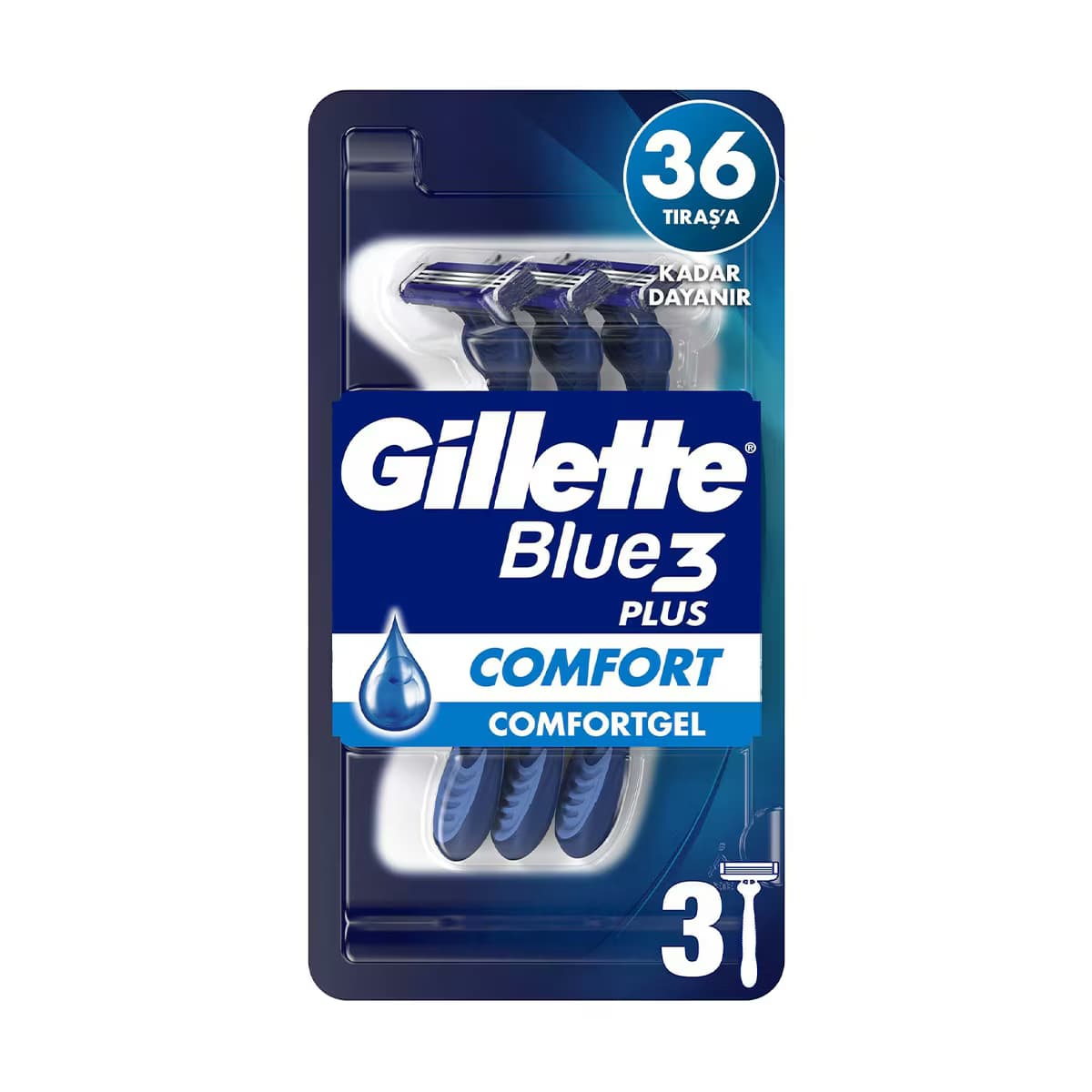 Gillette Blue3 Kullan At Tıraş Bıçağı 3 Adet