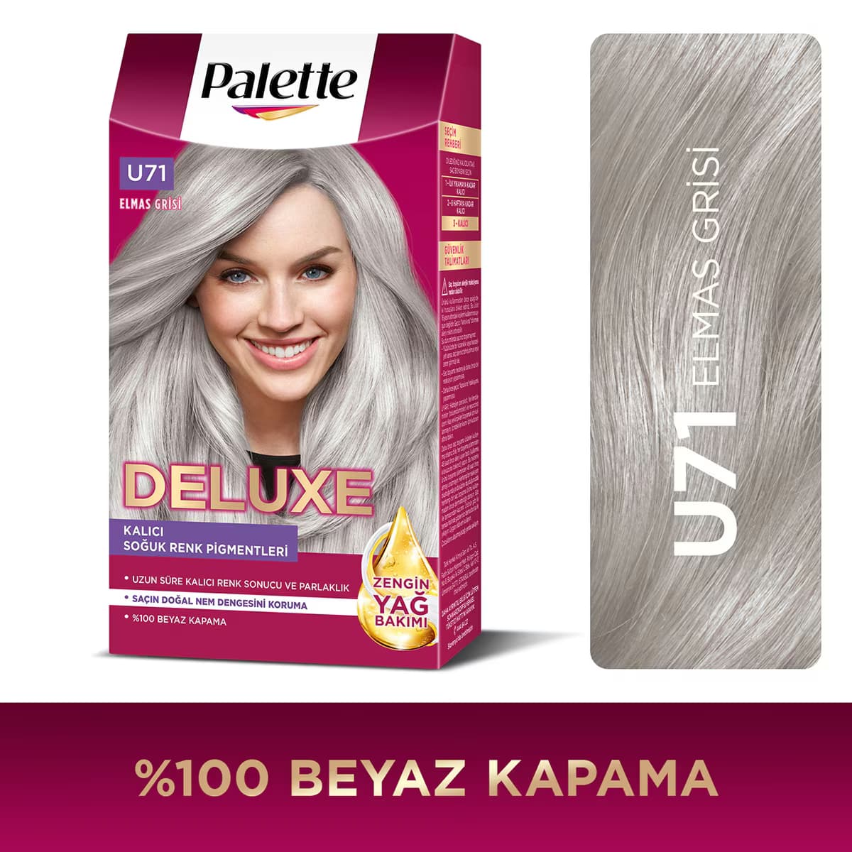 Palette Deluxe U71 Buzul grisi