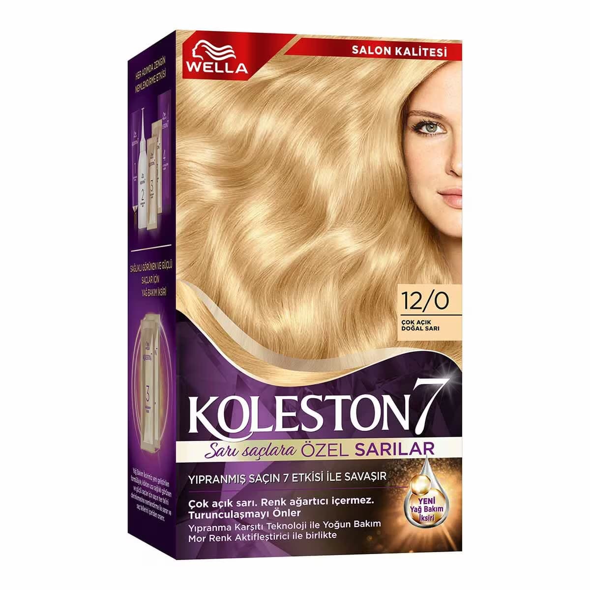Wella Koleston Kit Saç Boyası Çok Açık Doğal Sarı 12/0