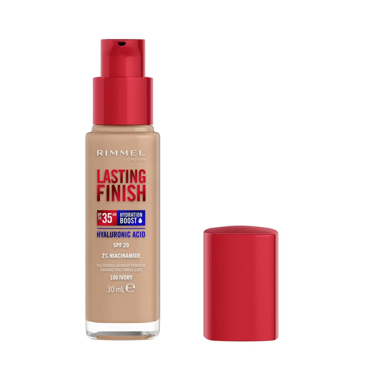 Rimmel London Lasting Finish 25 Hour Fondöten True Ivory 30 ml
