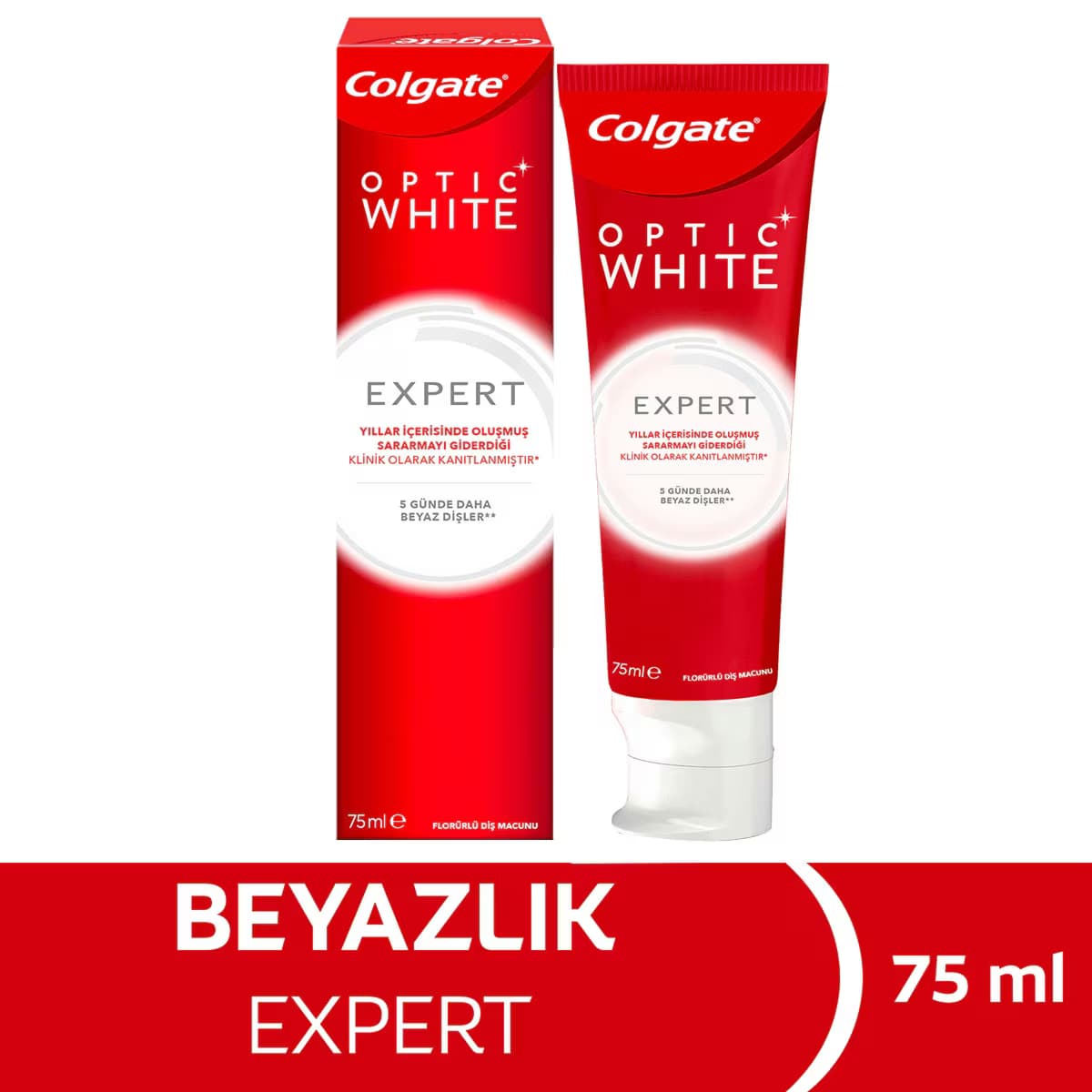 Colgate Optik White Expert White Beyazlatıcı Diş Macunu 75 ml