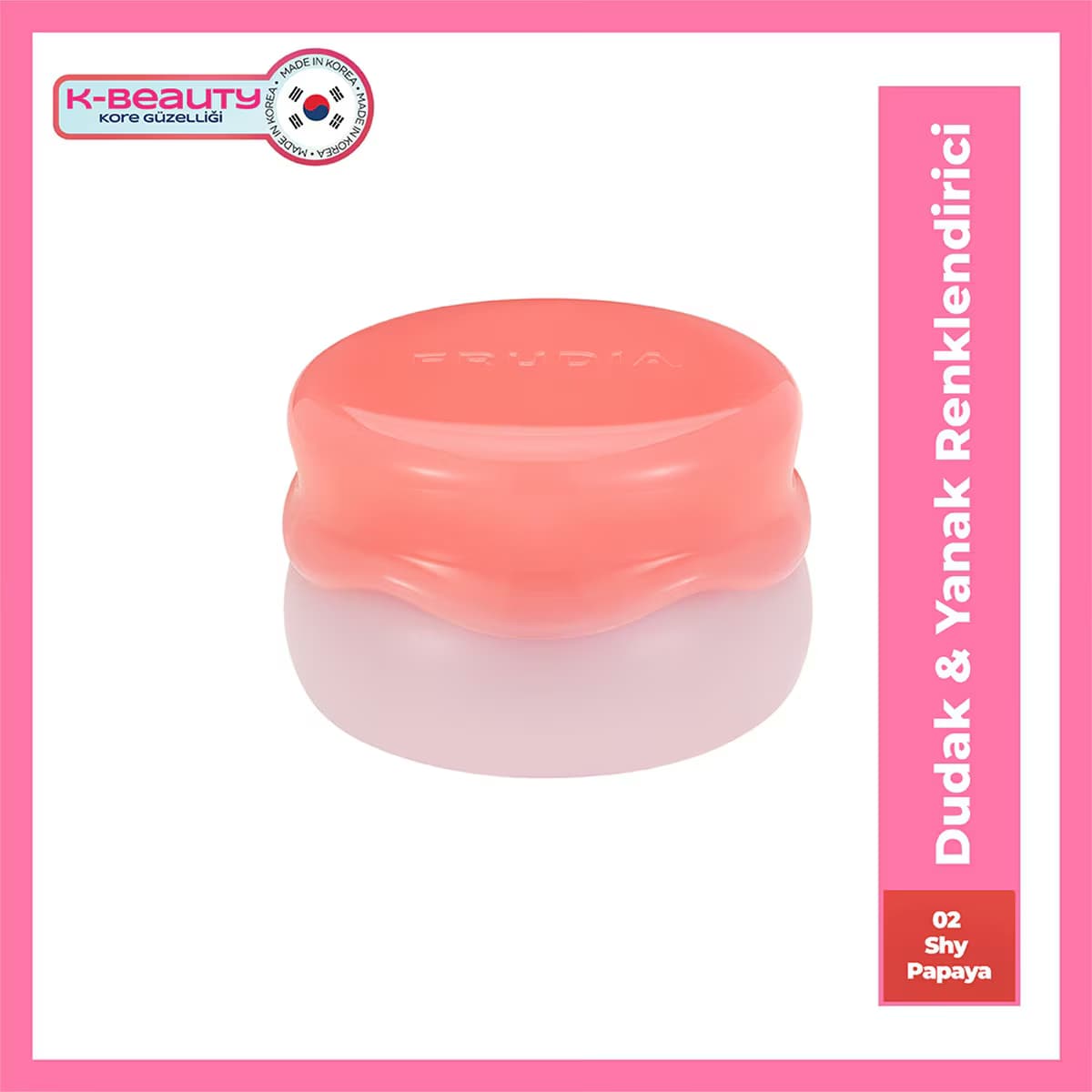 Frudia Make Up Glow Juicy Jam Lip & Cheek Papaya 02