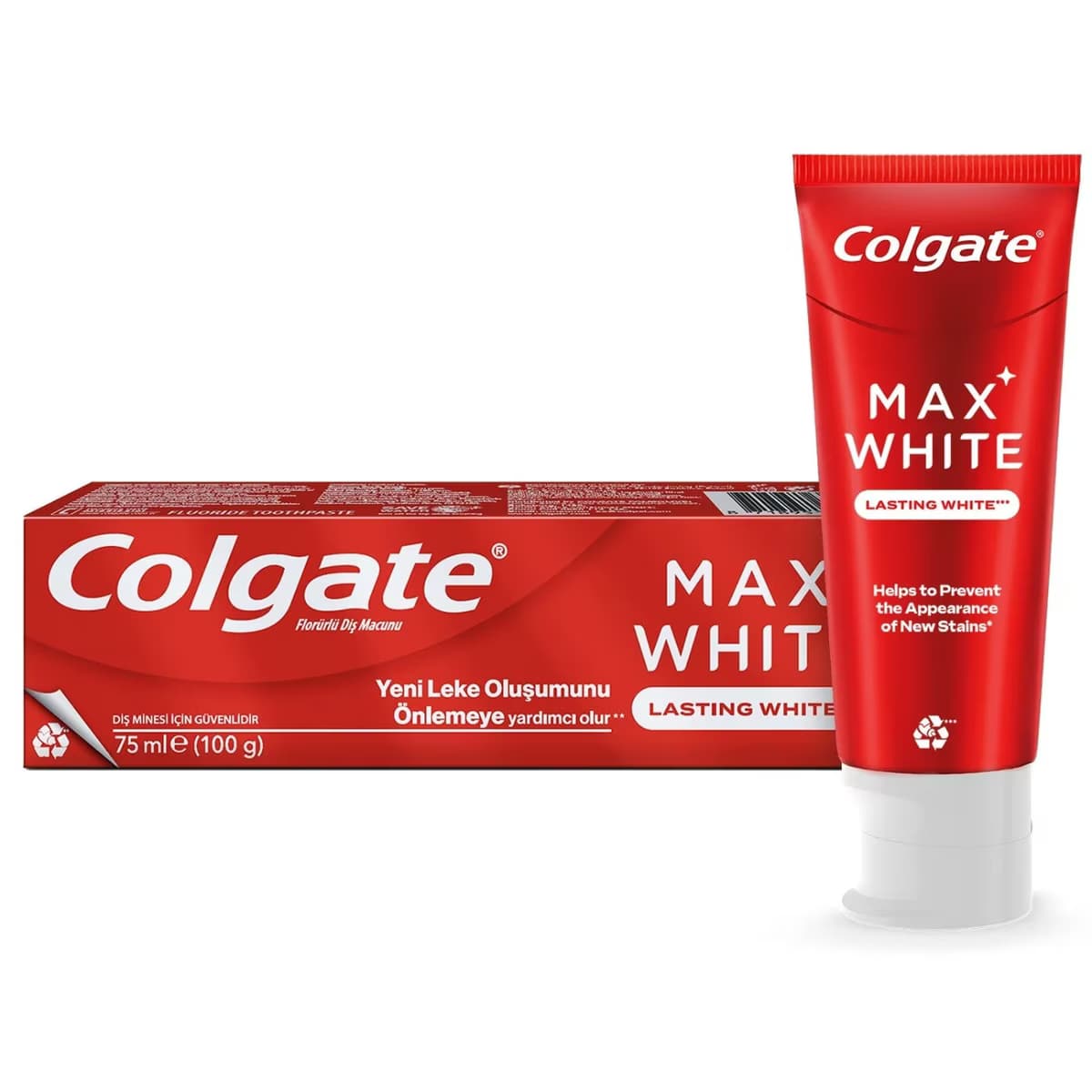 Colgate Diş Macunu Max White Kalıcı Beyazlık 75 ml