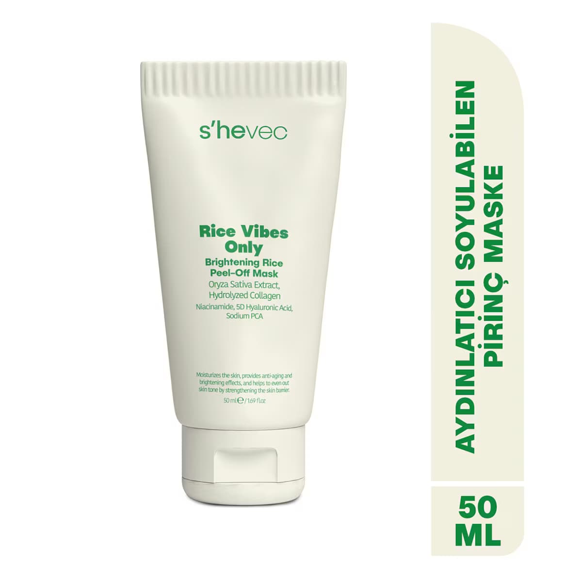 She Vec Rice Vibes Only Aydınlatıcı Maske 50 ml