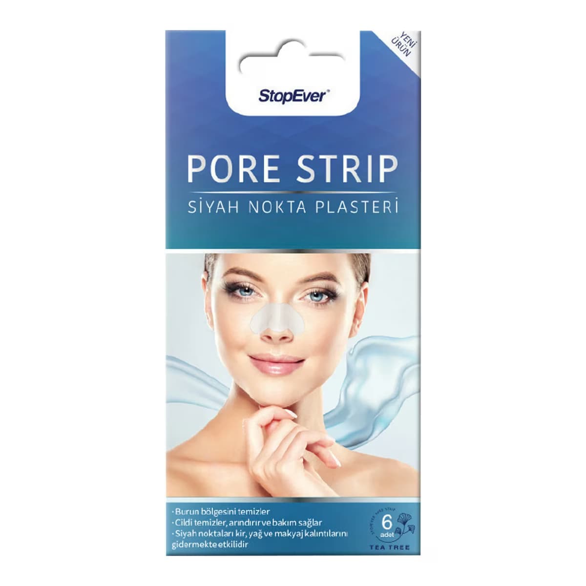 StopEver Pore Strip Siyah Nokta Plasteri 6'lı 6 Adet