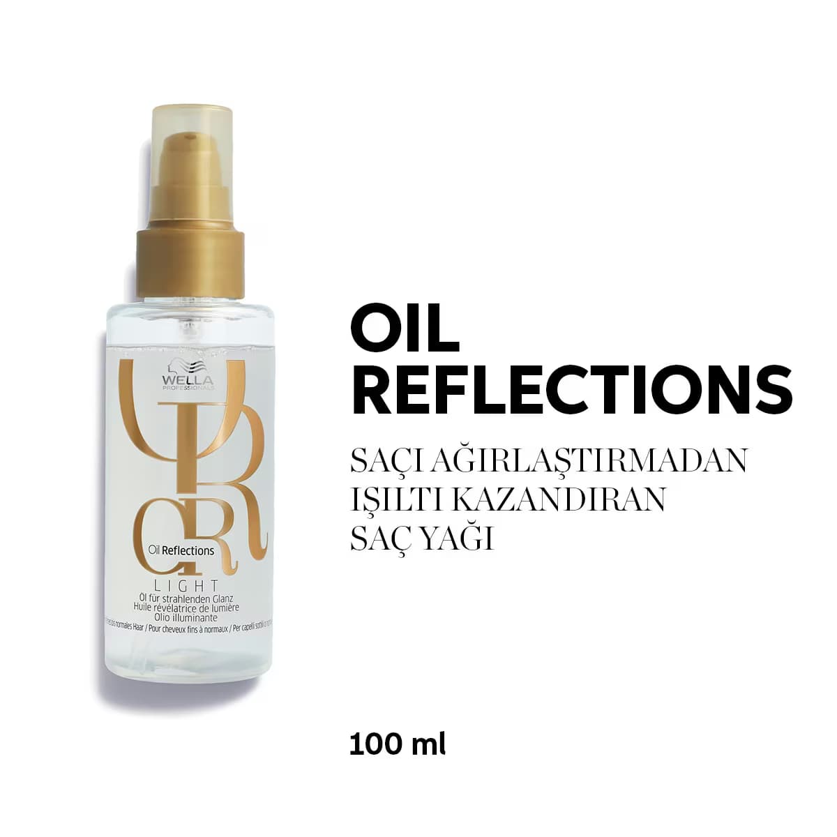 Wella Professionals Oil Reflections Işıltı Sağlayan Hafif Saç Yağı 100 ml