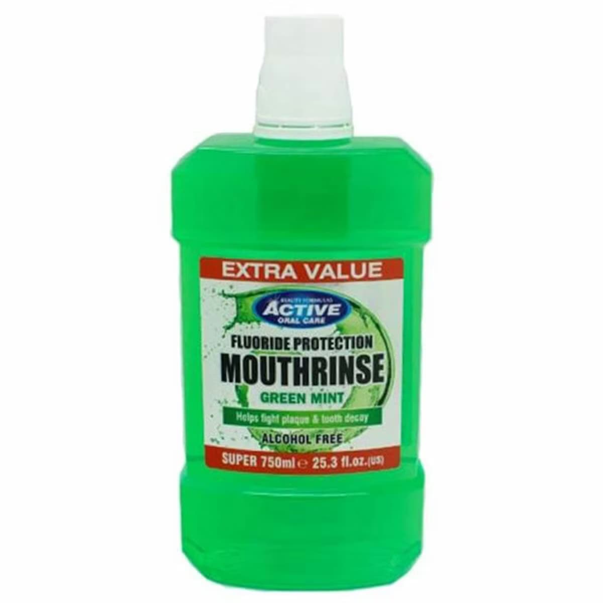 Beauty Formulas Mouthrinse green Mint Ağız Çalkalama Suyu Alkolsüz 750 ml