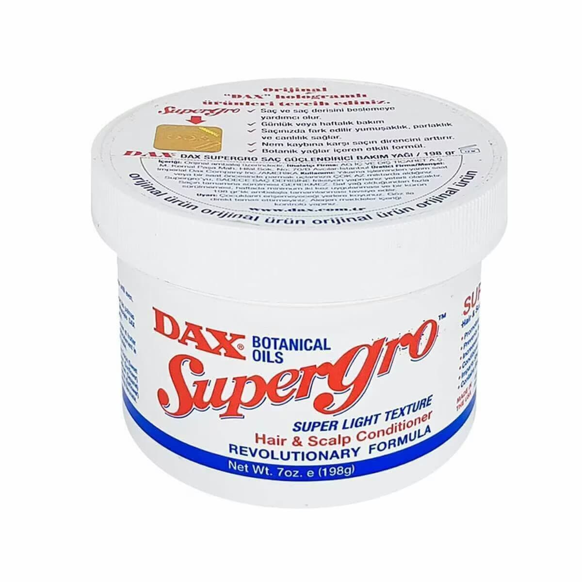 Dax Supergro Saç Bakım Yağı 198 gr