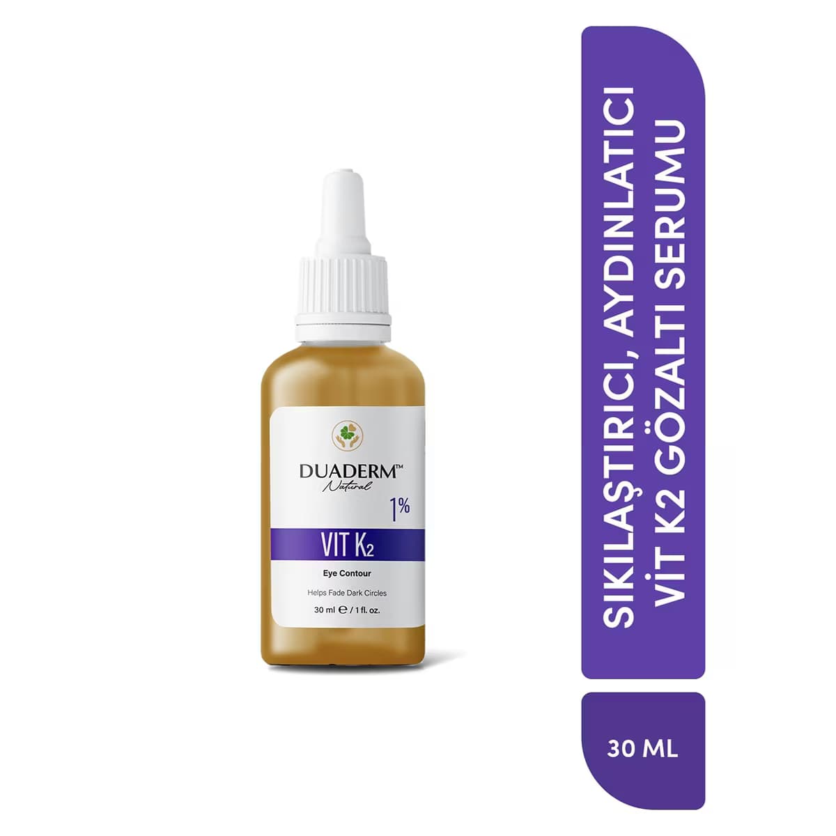 Duaderm Koyu Halka Giderici Göz Çevresi Serum Vitamin K2 30 ml