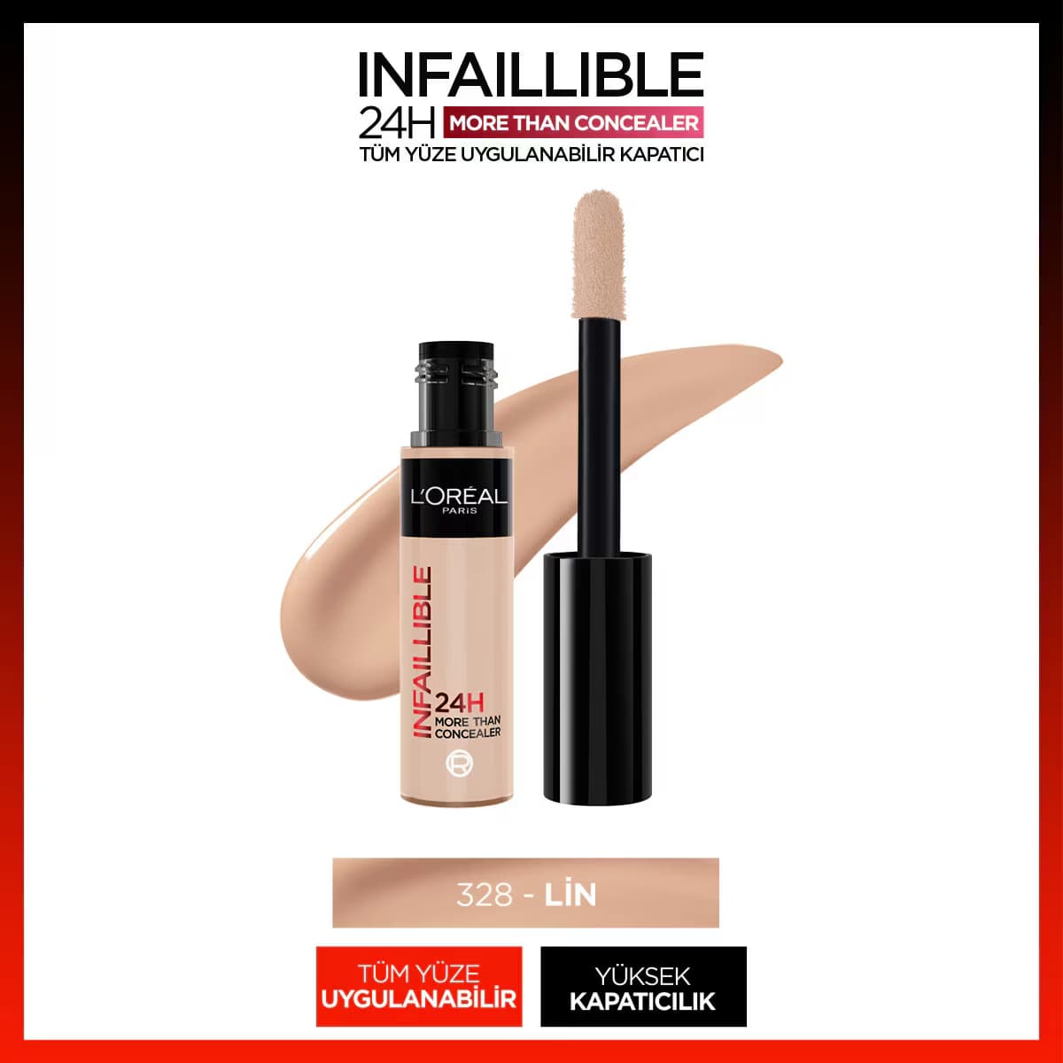 L'Oreal Paris Infaillible 24H Kapatıcı 328 Lin