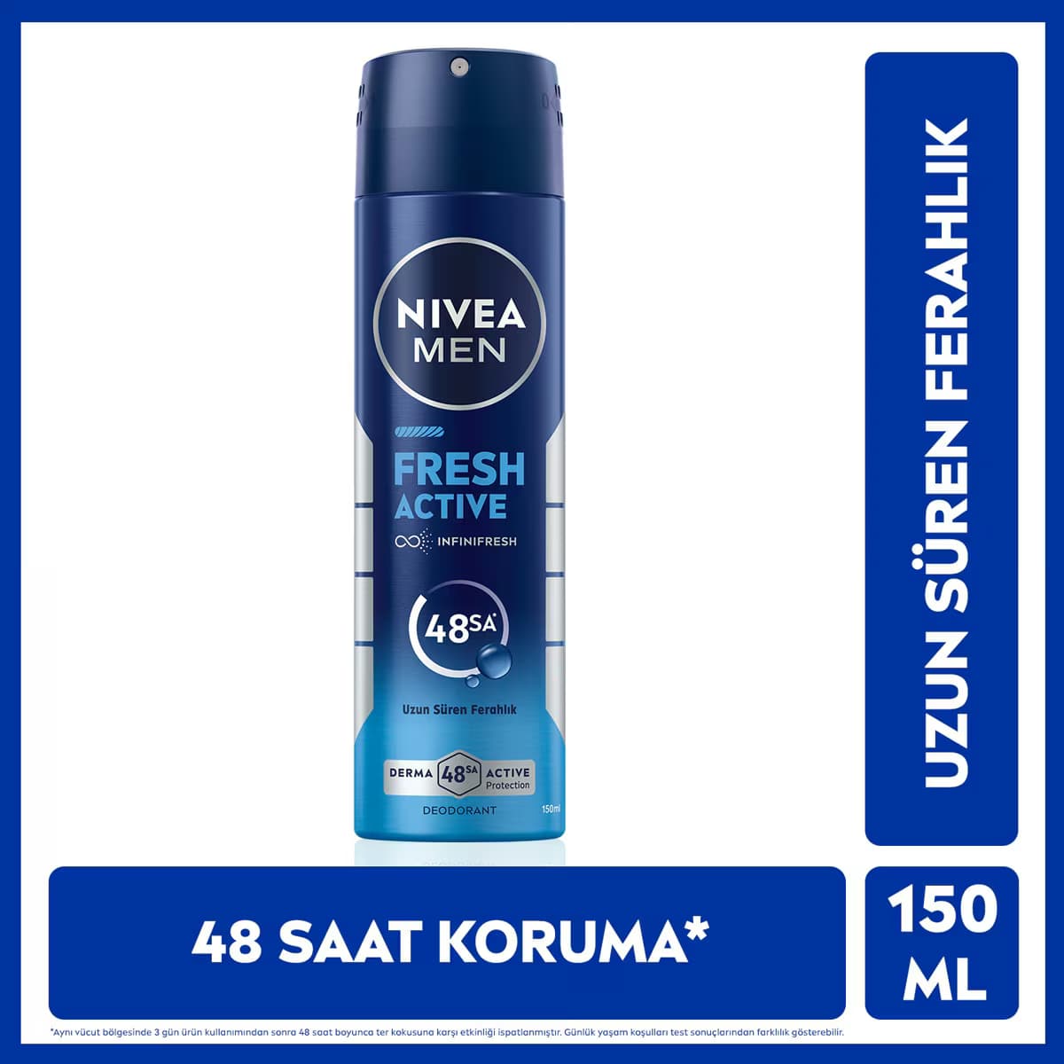 Nivea Men Erkek Sprey Deodorant Fresh Active 150 ml