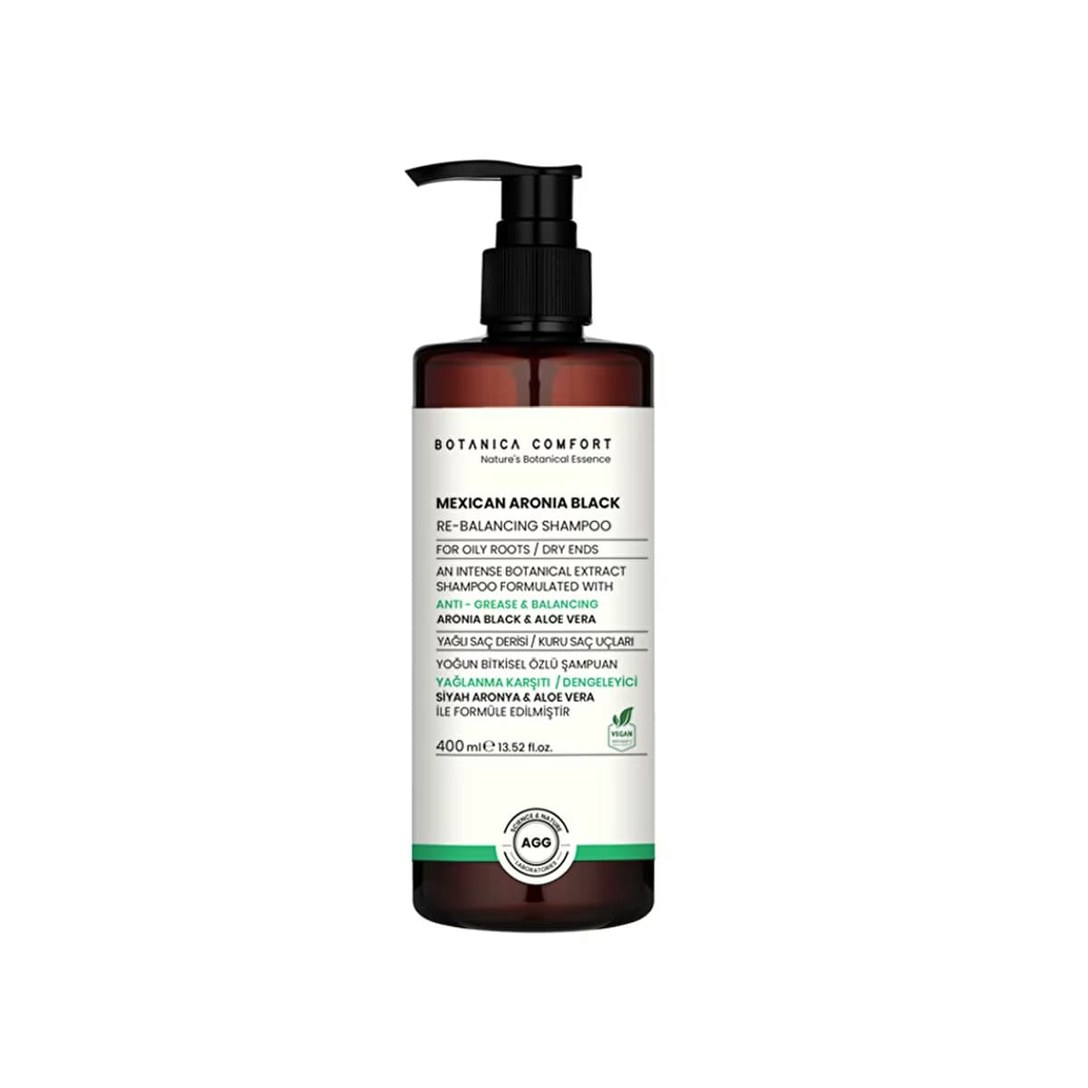 Botanica Comfort Mexican Aronia Black Re-Balancing Yağlanma Önleyici Dengeleyici Şampuan 400 ml - Gratis