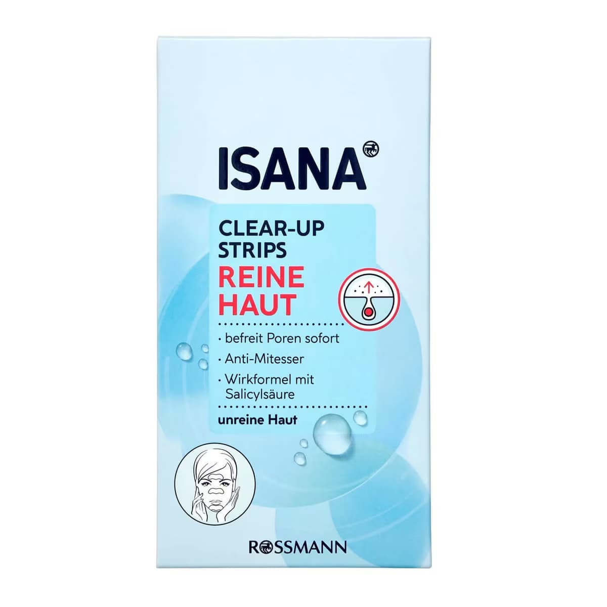 Isana Reine Haut Siyah Nokta Bandı Siyah Noktalar İçin 3'lü