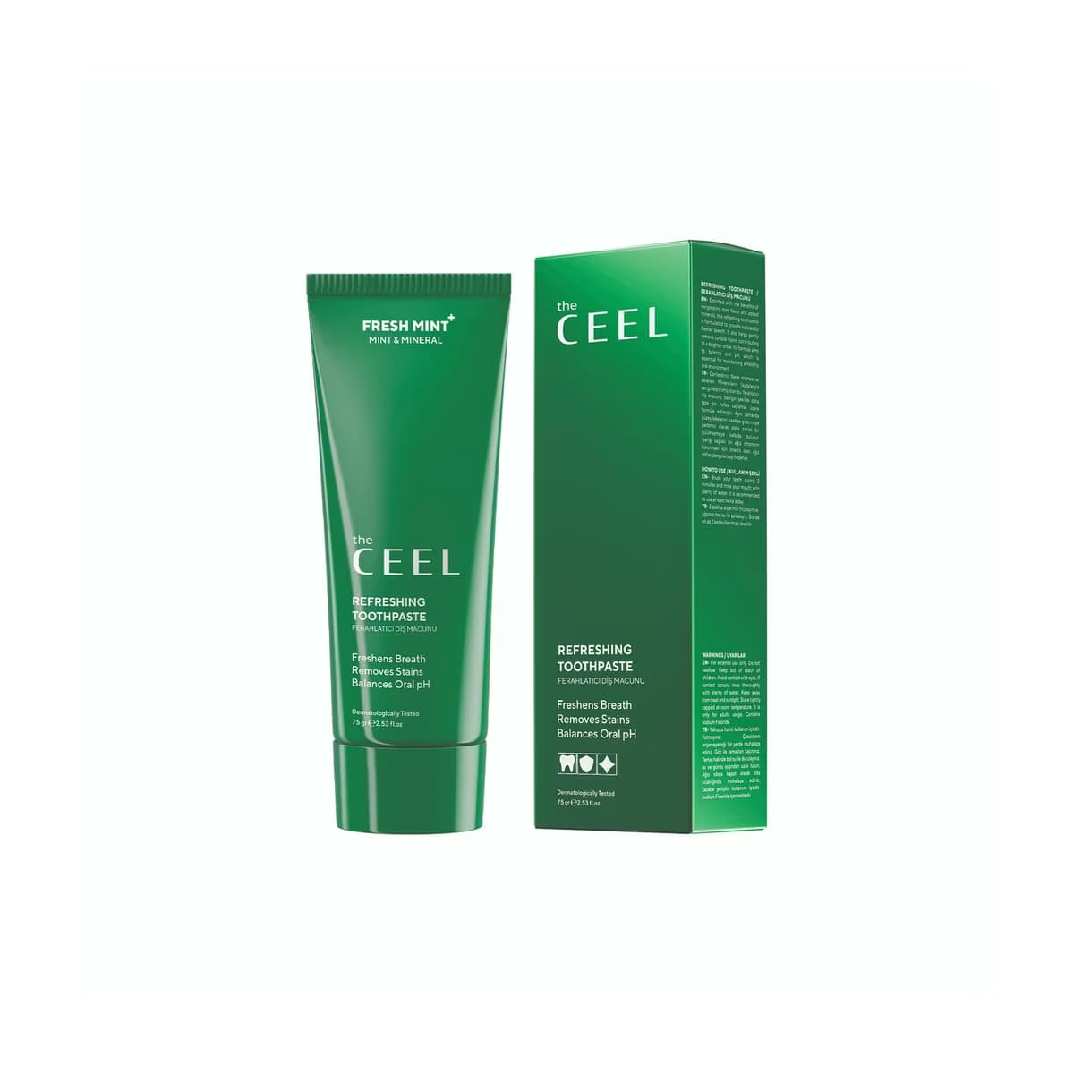 The Ceel Fresh Mint Ferahlatıcı Diş Macunu 75 gr - Gratis