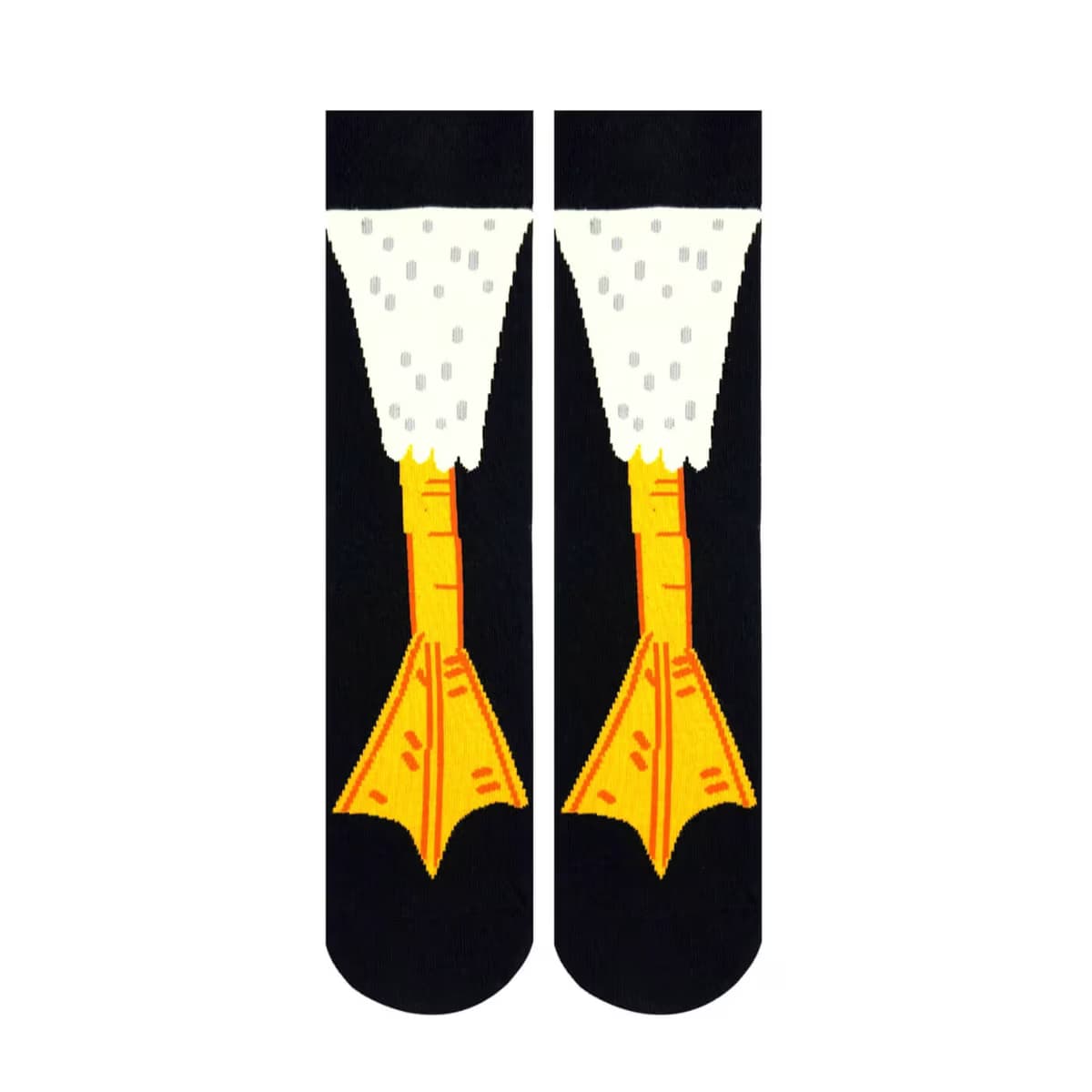 Carnaval Socks Ördek Ayağı Desenli Soket Çorap, 1 Adet