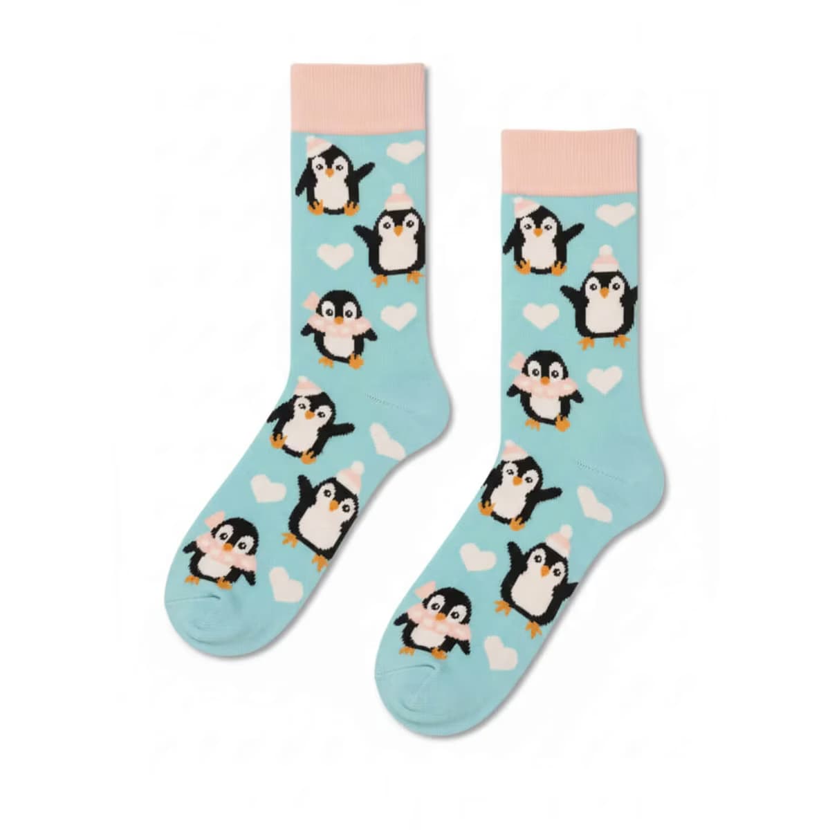 Carnaval Socks Şapkalı Penguen Desenli Soket Çorap, 1 Adet