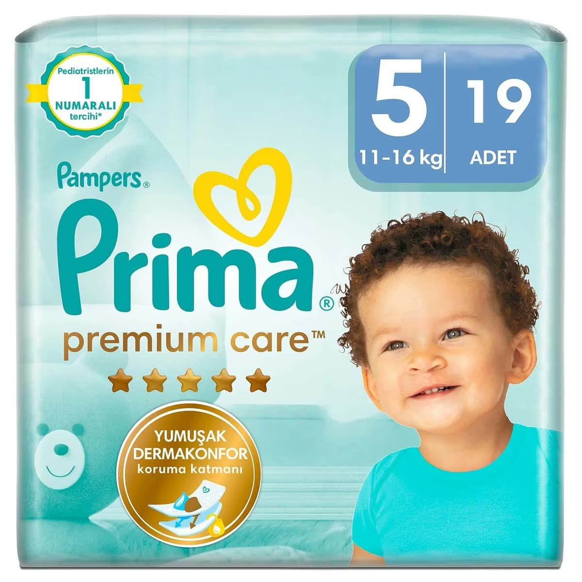 Prima Bebek Bezi Premium Care Eko 5 Junior 19'lu