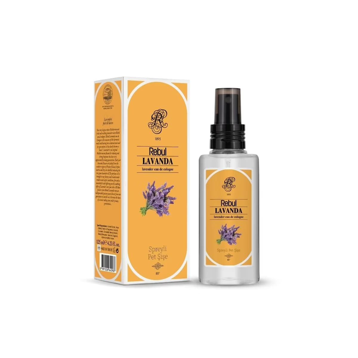 Rebul Kolonya Lavander, 125 ml