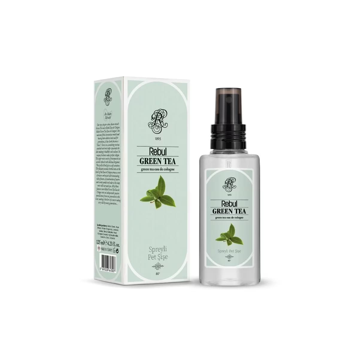 Rebul Kolonya Green Tea, 125 ml