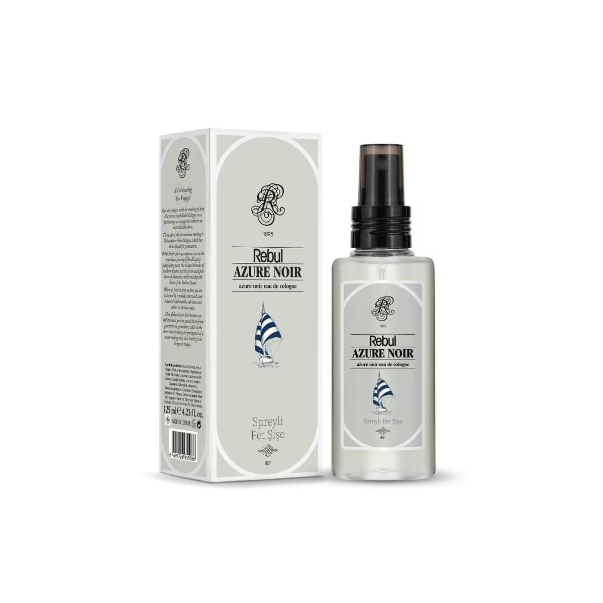 Rebul Kolonya Azure Noir, 125 ml