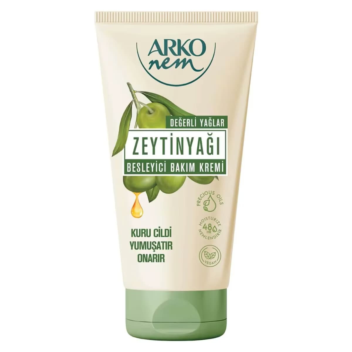 Arko Nem Değerli Yağlar Zeytinyağlı El ve Vücut Kremi, 60 ml