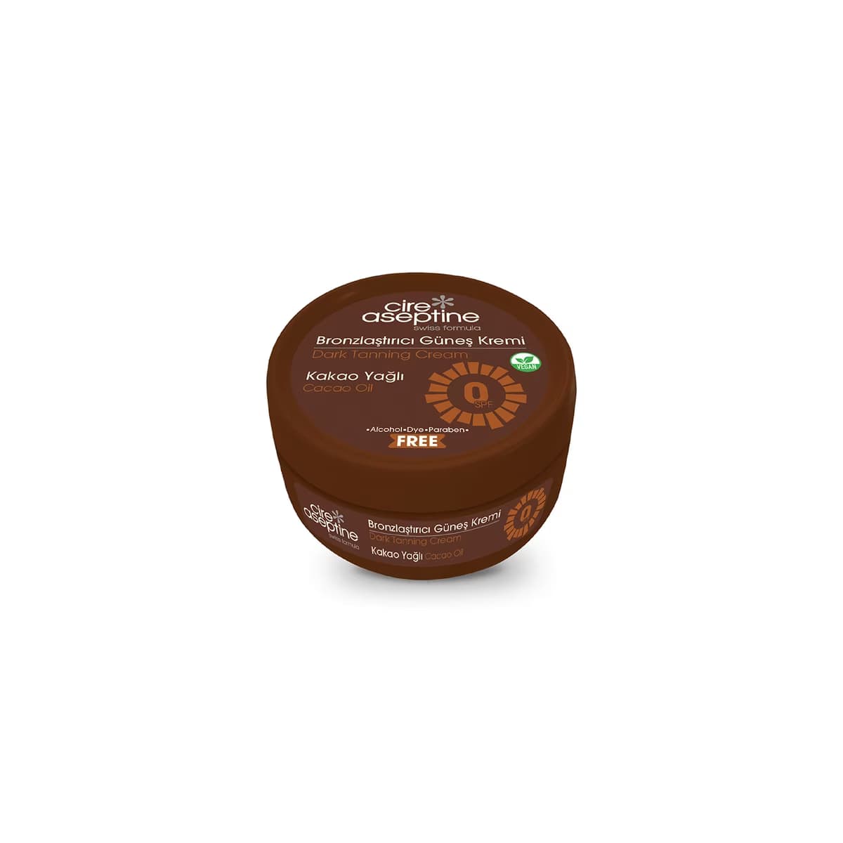 Cire Aseptine Kakaolu Bronzlaştırıcı 0SPF Güneş Kremi 200 ml - Gratis