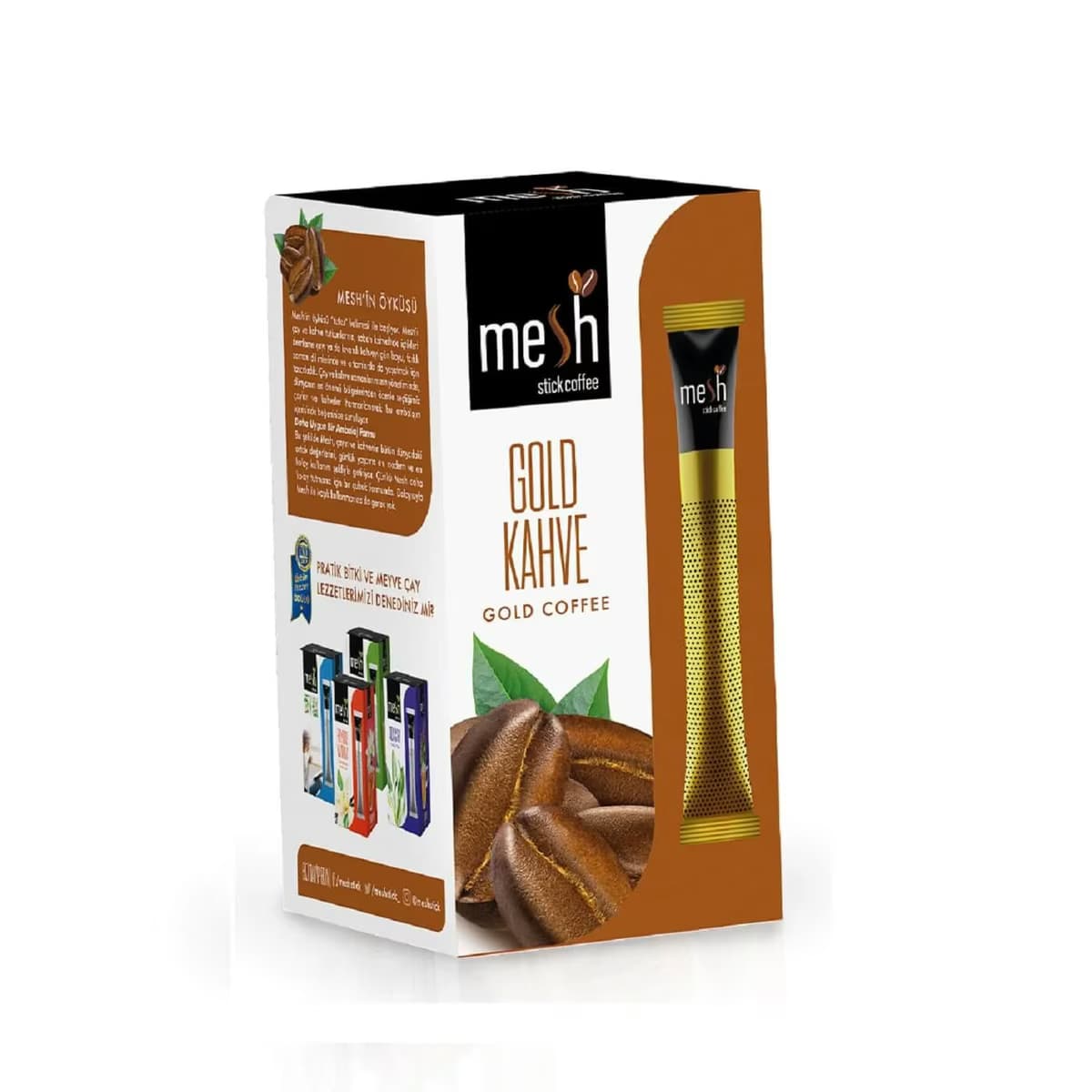 Mesh Stick Kahve 16'lı Gold 32 gr
