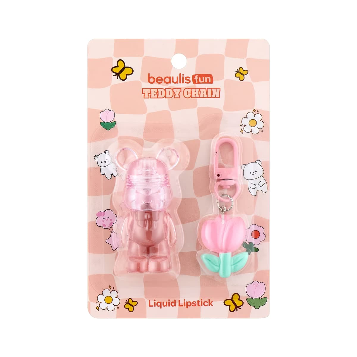 Beaulis Fun Teddy Chain Likit Ruj 116 Fuzzy Cacao - Gratis