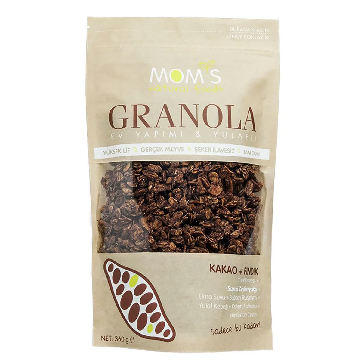 Mom's Granola Kakao & Fındık 360 gr