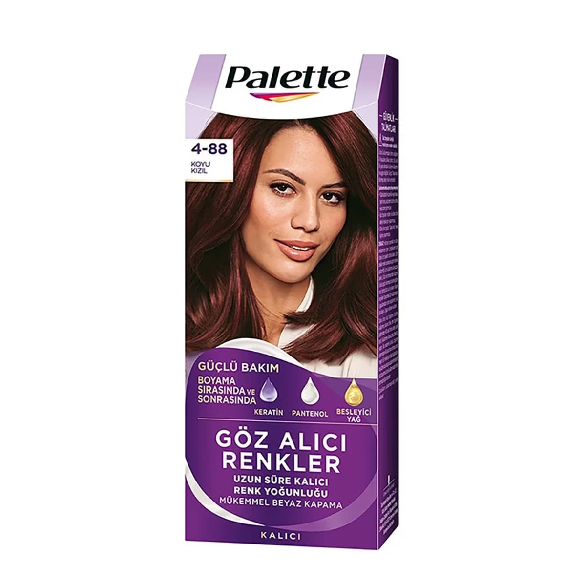 Palette Saç Boyası Göz Alıcı Renkler 4-88 Koyu Kızıl