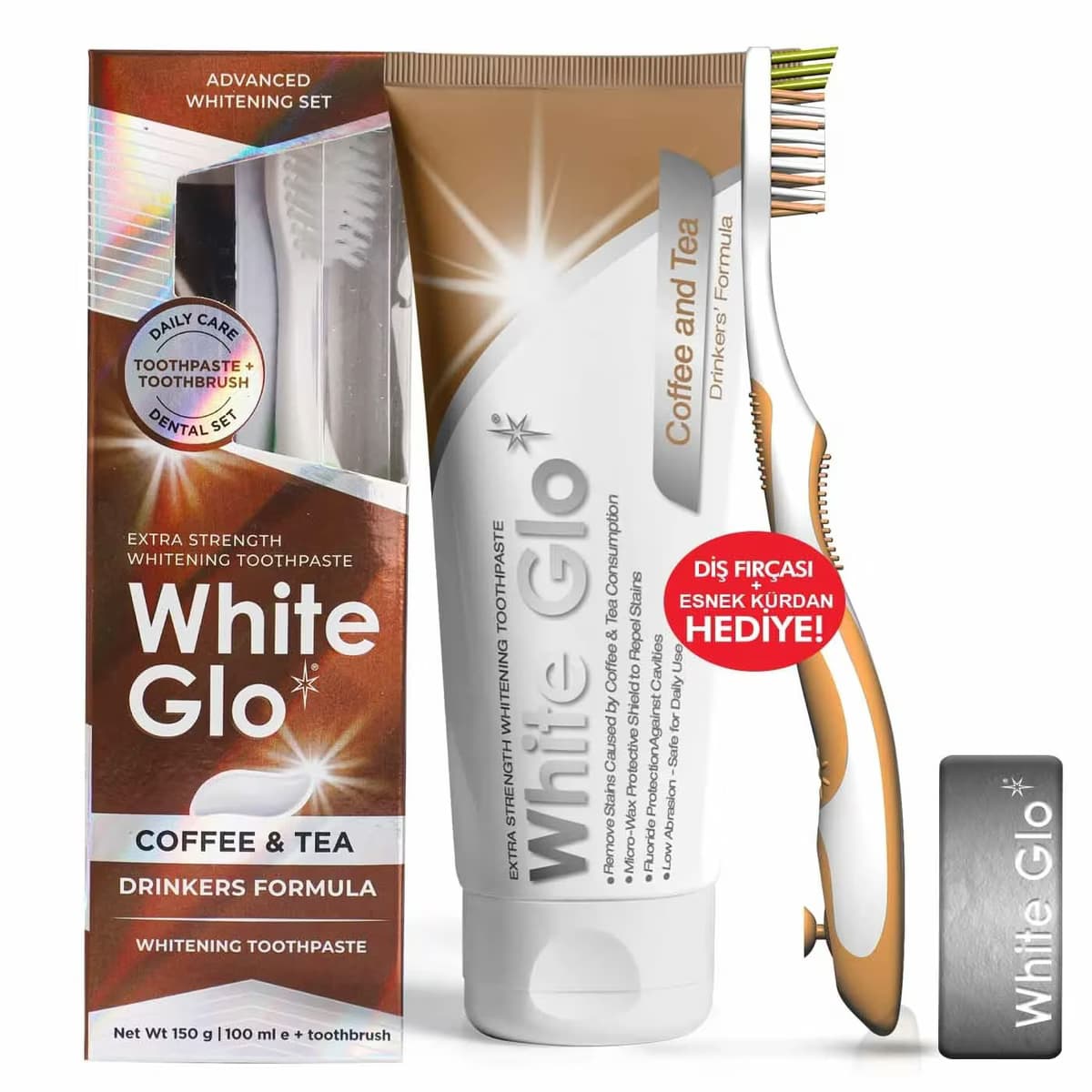 White Glo Ekstra Güçlü Beyazlatıcı Diş Macunu Çay Ve Kahve Tüketenler İçin Özel Formül 100 ml