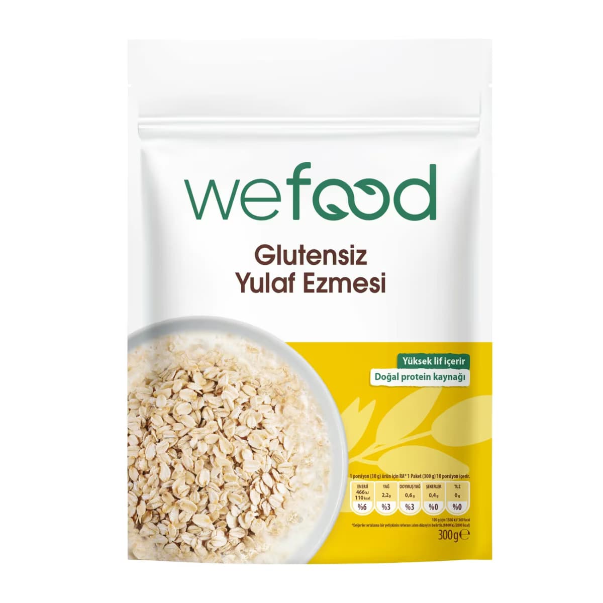 Wefood Yulaf Ezmesi Glutensiz 300 gr