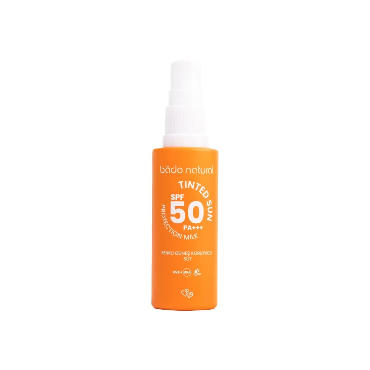 Bade Natural 50SPF Renkli Güneş Koruyucu Süt 30 ml - Gratis