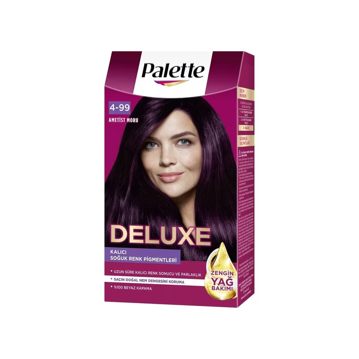 Palette Deluxe Saç Boyası Patlıcan Moru No: 4-99 50 ml
