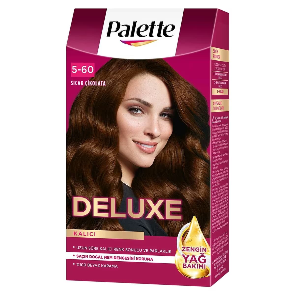 Palette Deluxe Saç Boyası Sıcak Çikolata No: 5-60 50 ml
