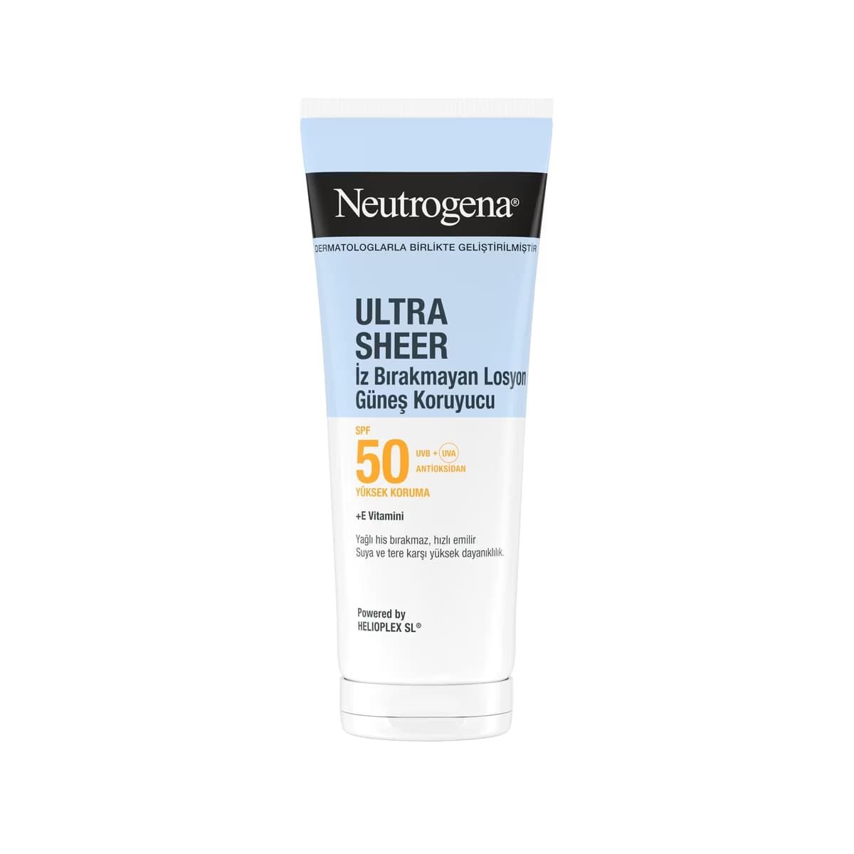 Neutrogena Ultra Sheer İz Bırakmayan 50SPF Güneş Koruyucu Losyon 200 ml - Gratis