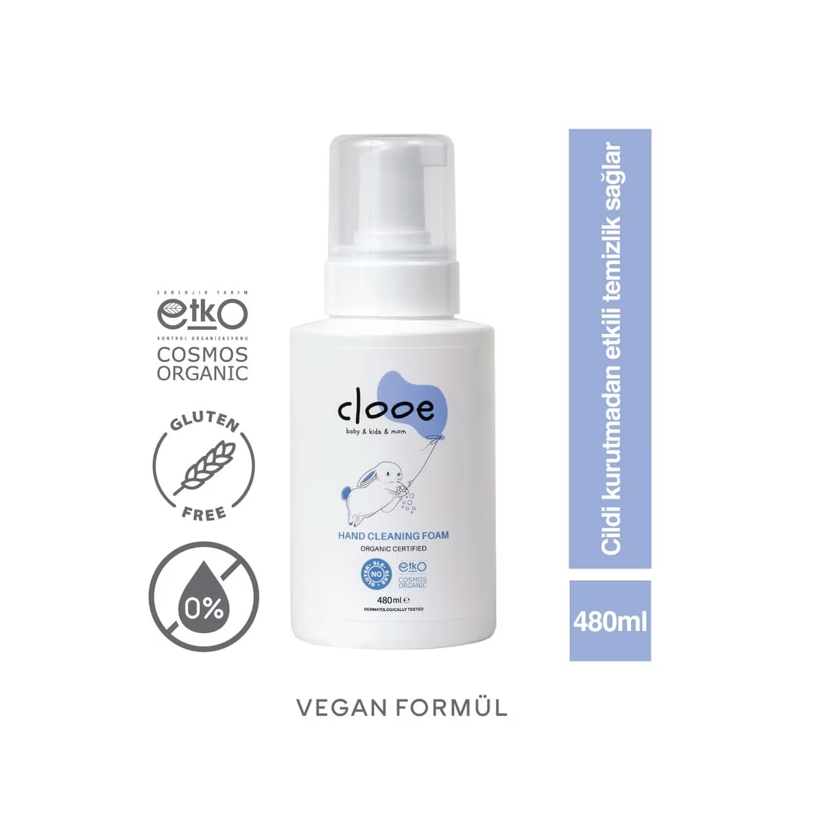 Clooe El Temizleme Köpüğü 480 ml - Gratis