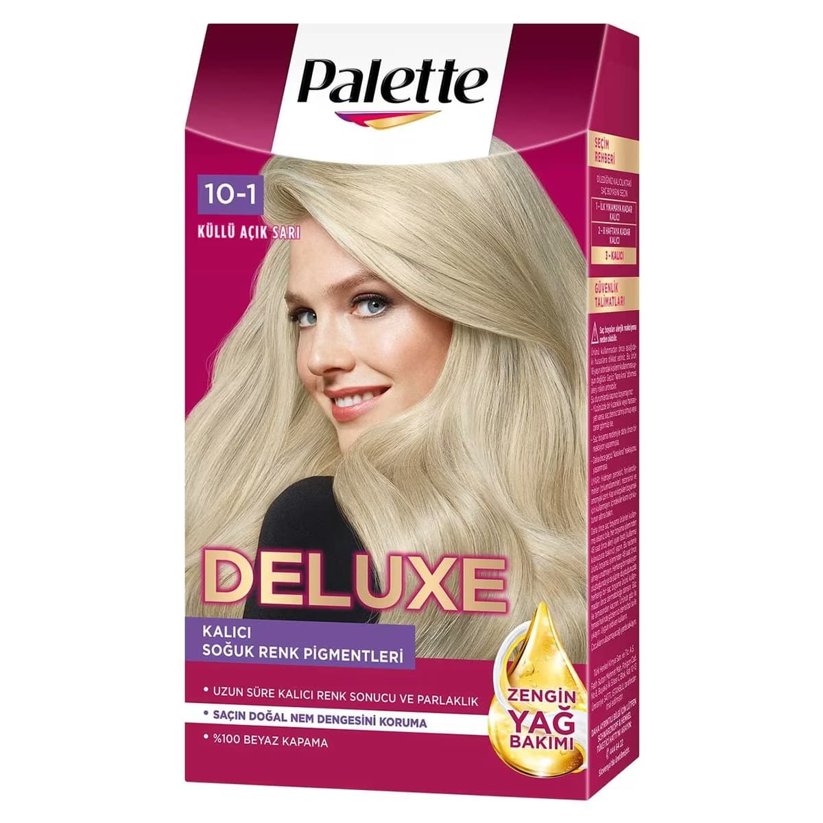 Palette Deluxe Saç Boyası Küllü Açık Sarı No: 10-1 50 ml