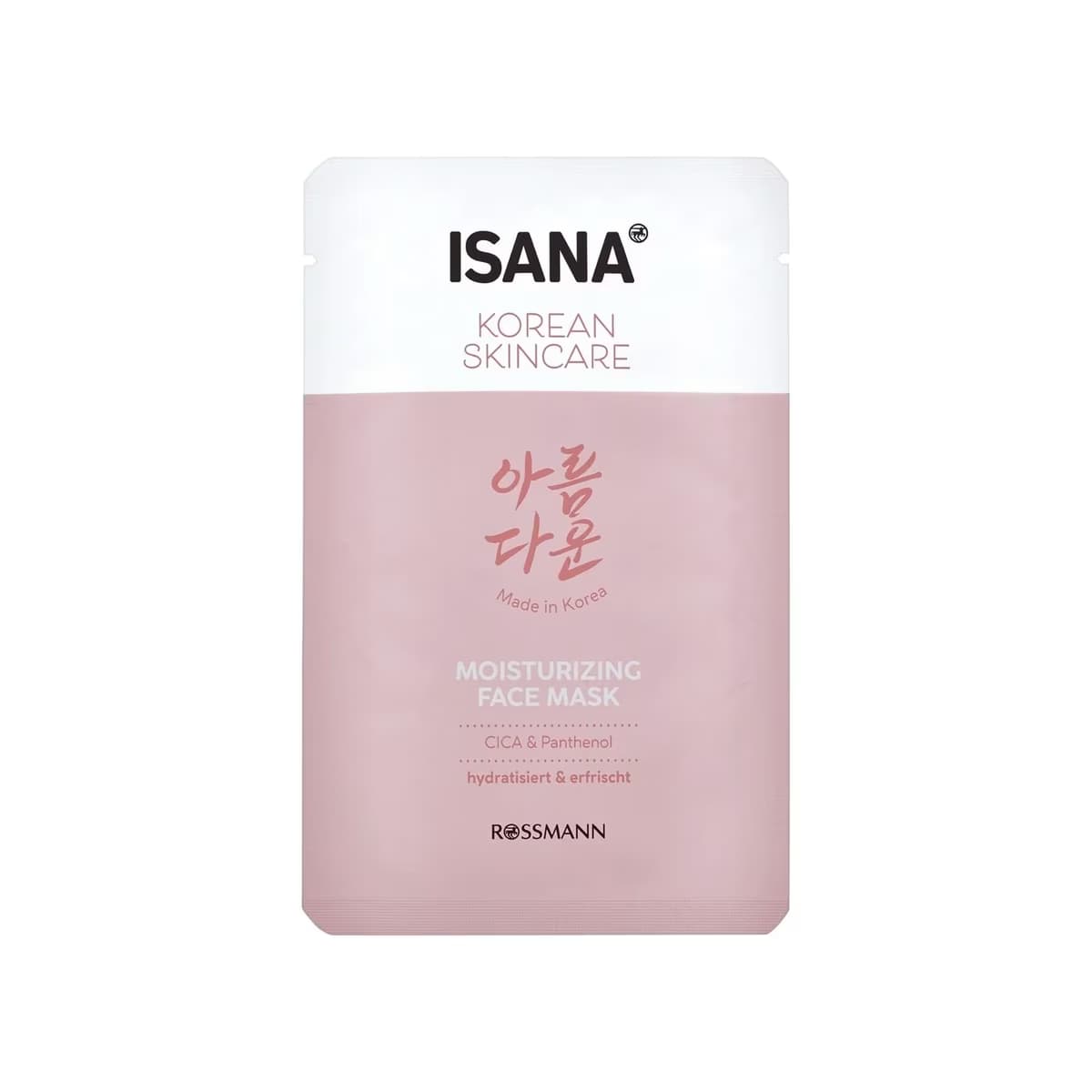 Isana Korean Skincare Kağıt Maske Cica & Panthenol