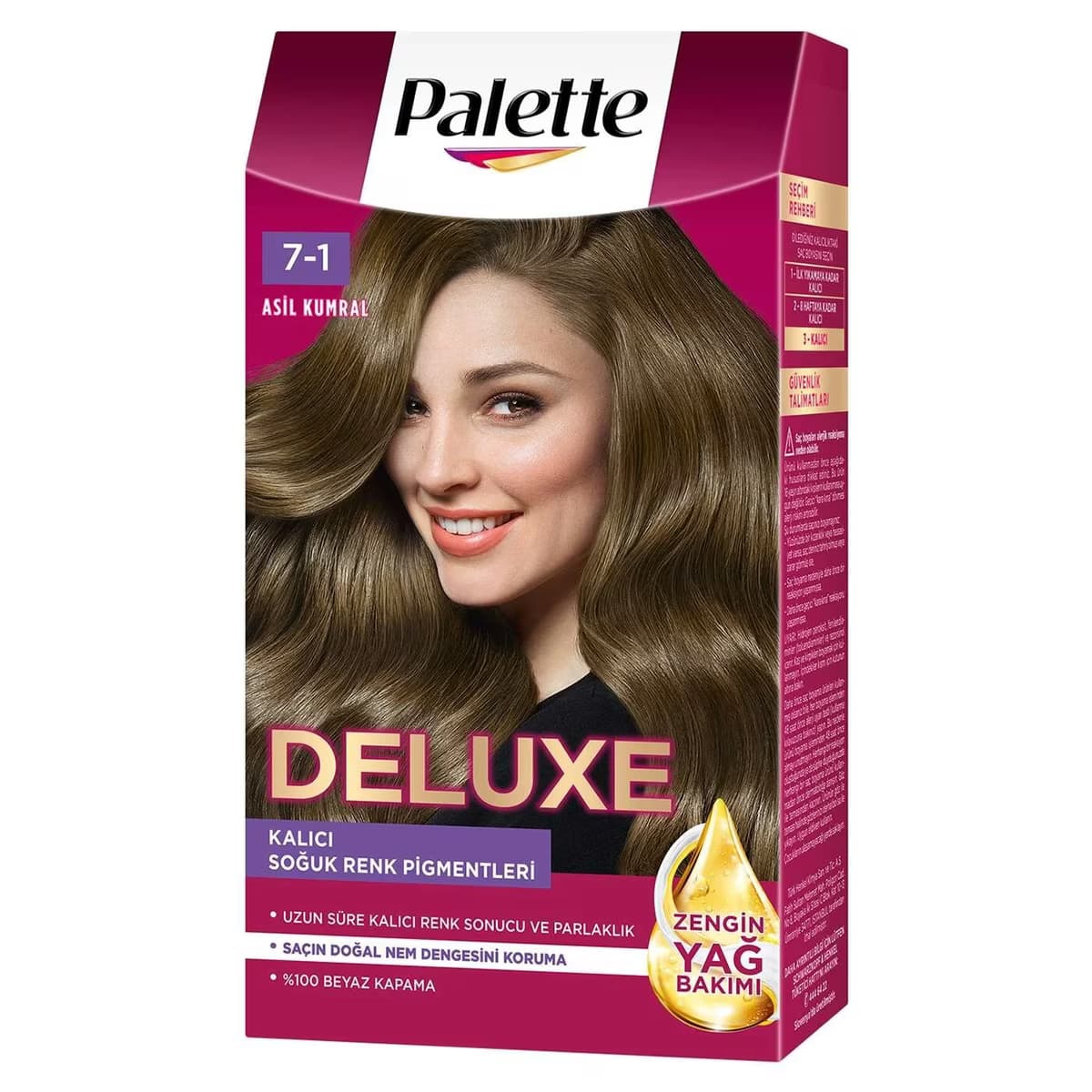 Palette Deluxe Saç Boyası Asil Kumral No: 7-1 50 ml