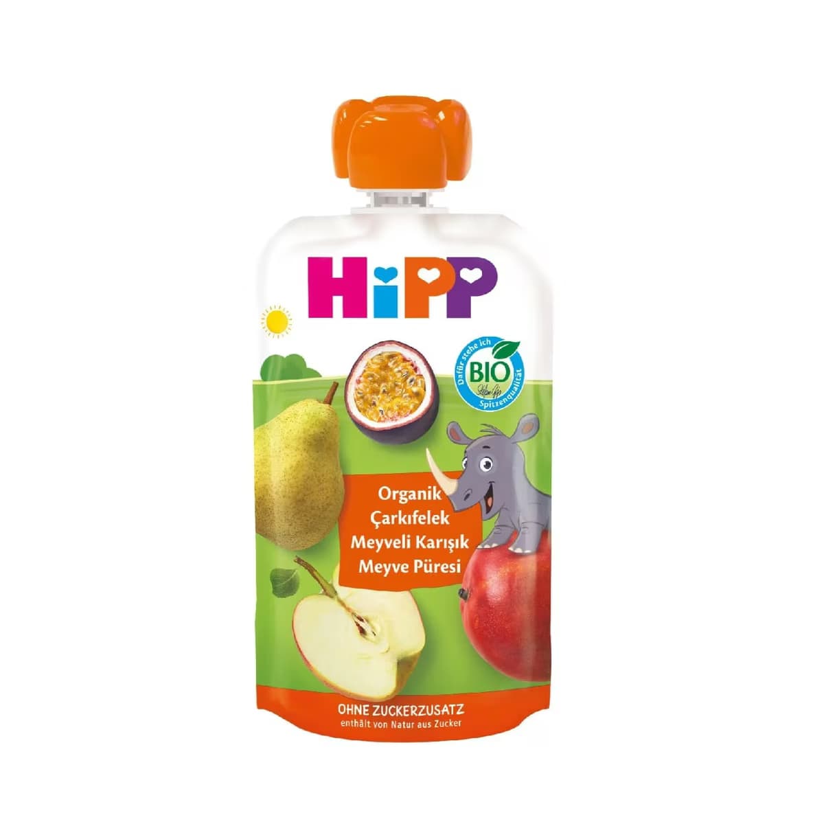 Hipp Organik Çarkıfelek Karışık Meyve Püresi 100 gr