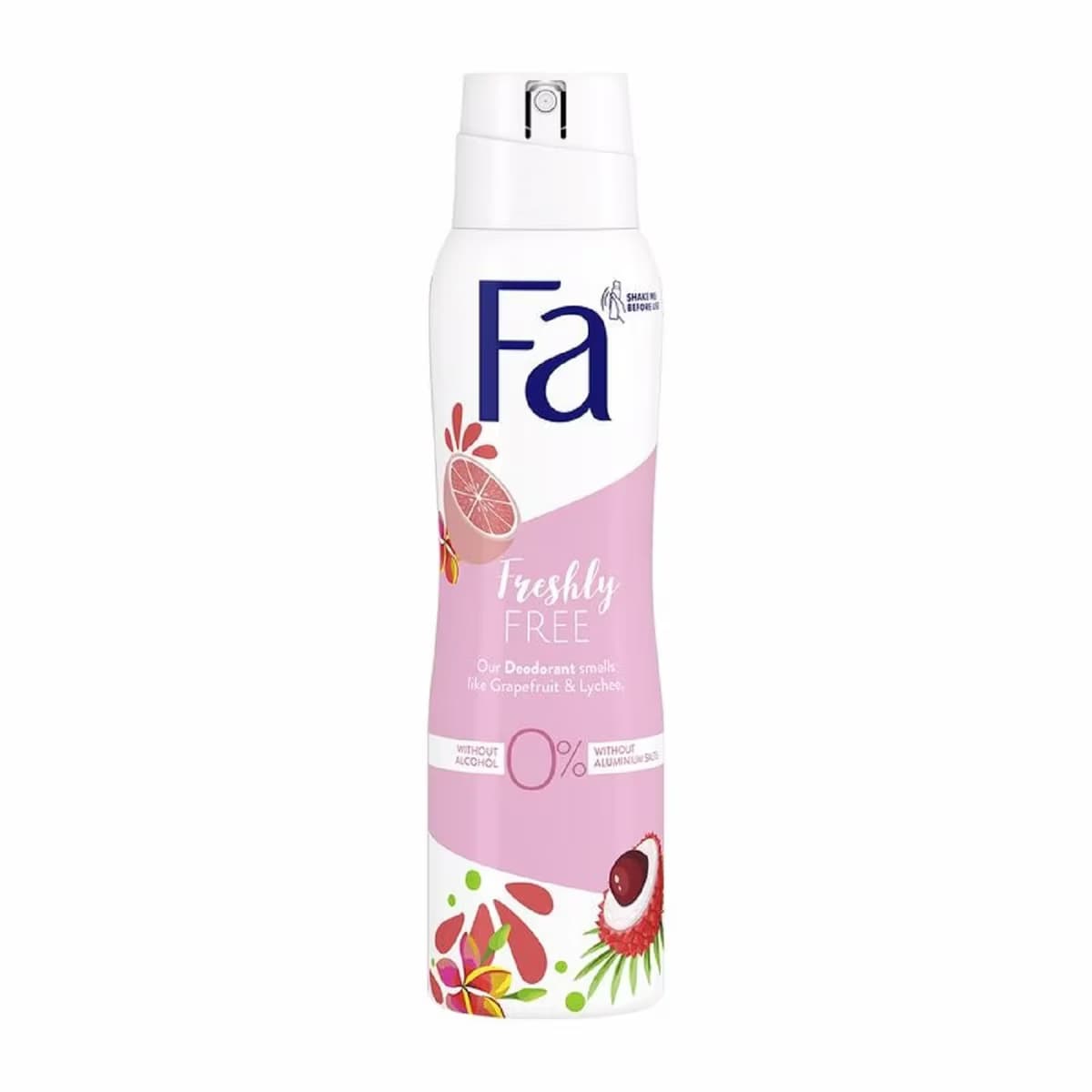 FA Deodorant Spray Fresh&Free Greyfurt&Lychee 150 ml