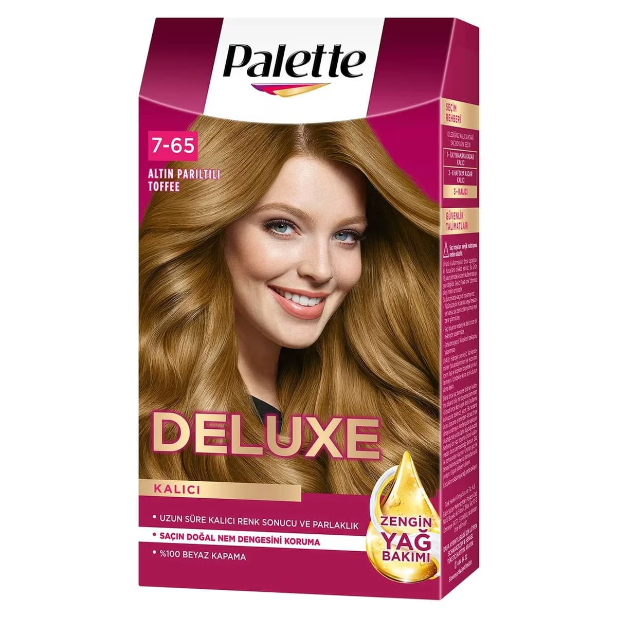 Palette Deluxe Saç Boyası Altın Parıltılı Toffee No: 7-65 50 ml