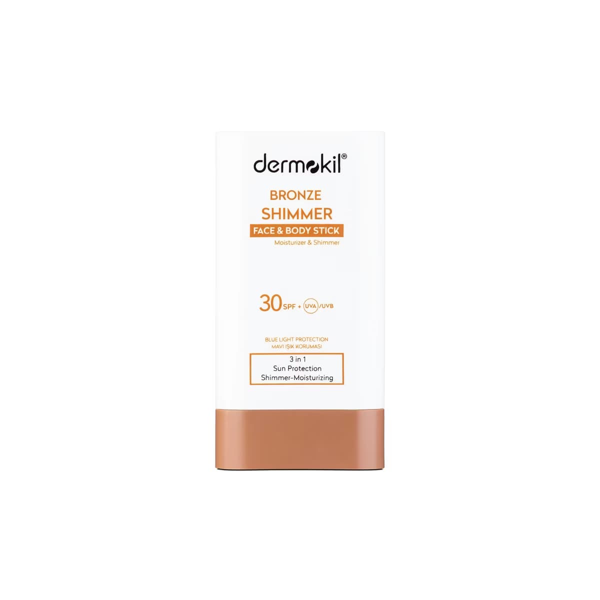 Dermokil Bronz Shimmer SPF30 Yüz & Vücut Stick Krem 20 gr - Gratis