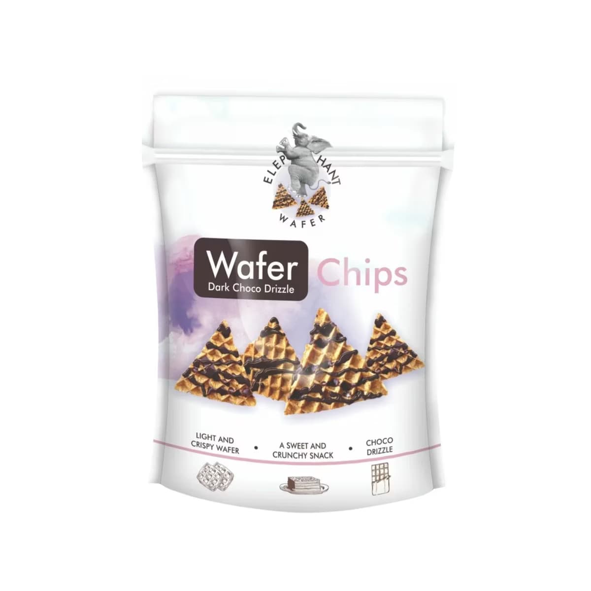 Elephant Wafer Kakao Kaplamalı Gofret Cips 70 gr