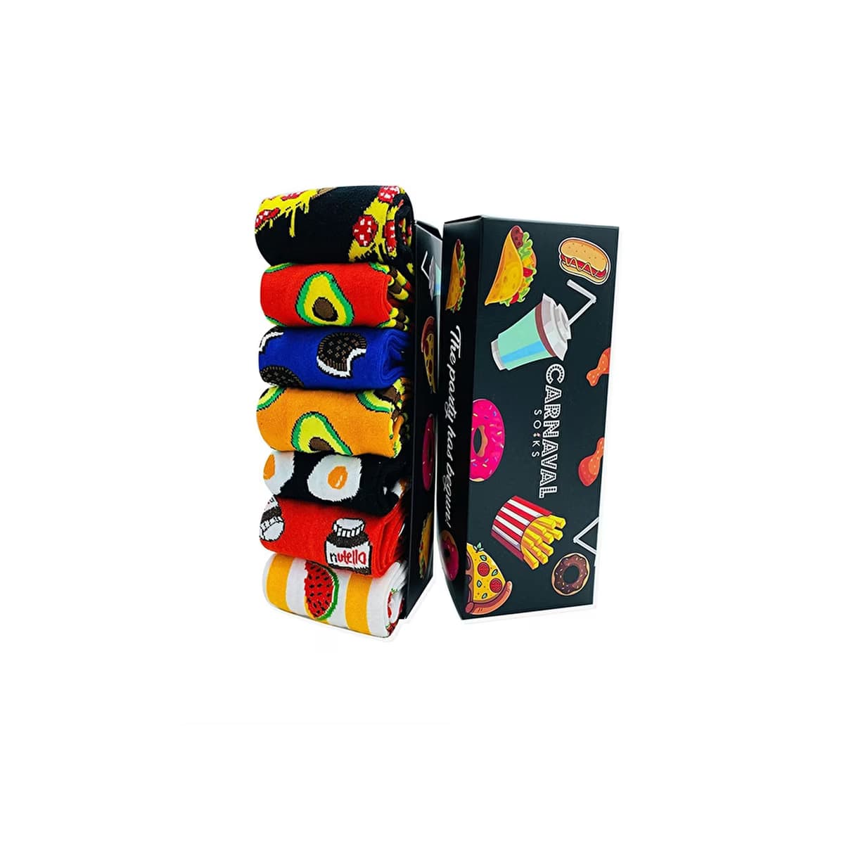 Carnaval Socks 7'li Renkli Çorap Seti - Gratis