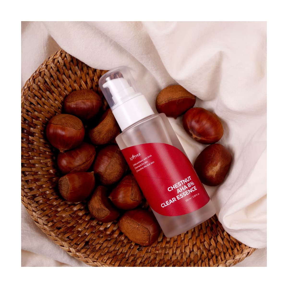 Isntree At Kestanesi Özü ve %8 AHA İçerikli Esans 100 ml - Gratis