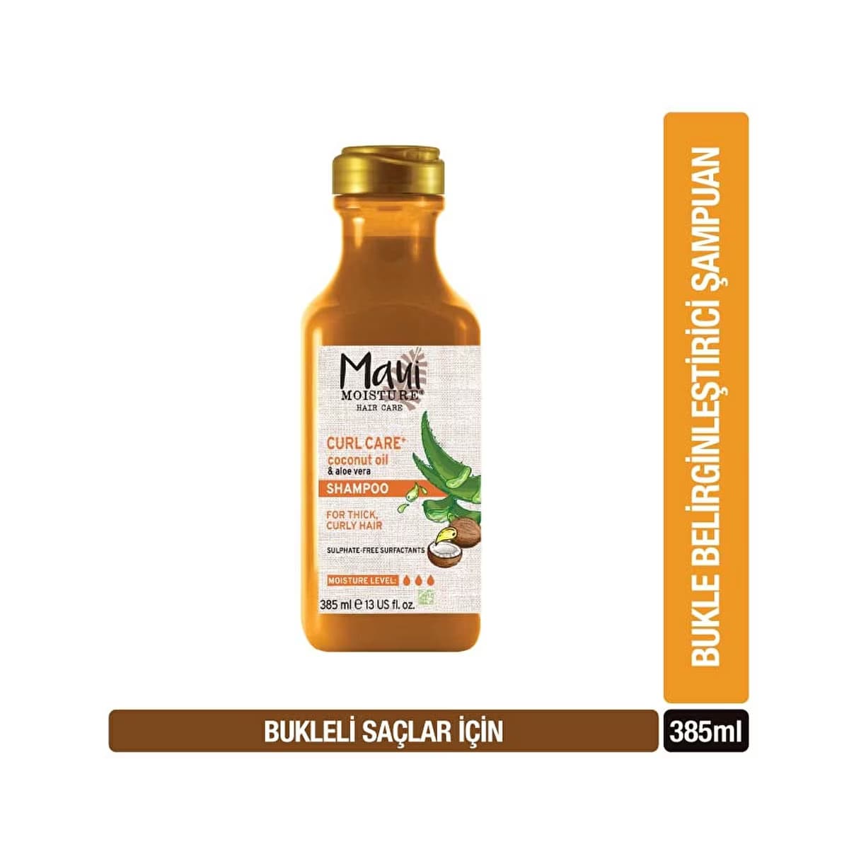 Maui Bukle Belirginleştirici Coconut Oil Şampuan 385 ml - Gratis