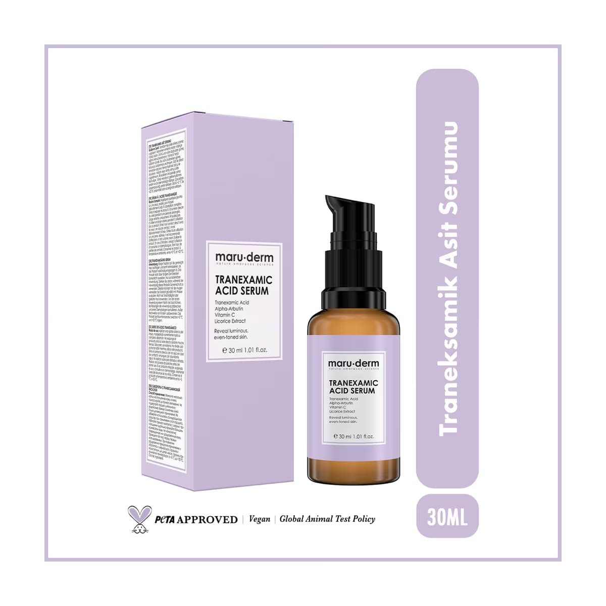 Maruderm Tranexamic Asit Yüz Bakım Serumu 30 ml - Gratis